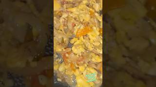 Ackee and saltfish sandwich calmdown cooking foryou viralvideo viralshorts [upl. by Artcele993]