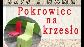 Pokrowiec na krzesło odc 1 Szycie krok po kroku dla początkujących [upl. by Halsy172]