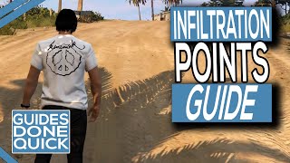 Infiltration Points In Cayo Perico Heist In GTA Online Guide [upl. by Eng]