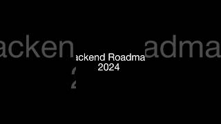 Backend Roadmap 2024trending codeing programminglanguage javascript shortvideo shortviralcode [upl. by Tullusus434]