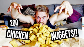 200 CHICKEN NUGGET CHALLENGE [upl. by Gereld]