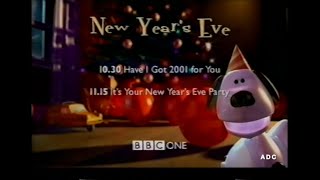 BBC1 trailers amp 3 links announcer Dean Lydiate 31st December 2001 [upl. by Meeker842]