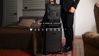 B2 Carbon Trunk  The Executives choice  Skyborne  travelgear [upl. by Niamreg]