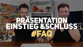 Referat halten  Perfekter Einstieg und Schluss für deine Präsentation  WeeklyFAQ [upl. by Xet]