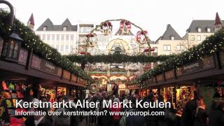 Kerstmarkt Alter Markt Keulen [upl. by Medardas]