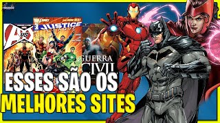 COMO LER HQs DA MARVEL E DC ONLINE E GRATUITO [upl. by Yrrap]