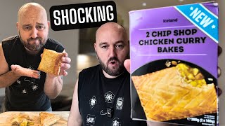 SHOCKING  Only 7 Chicken in this CHICKEN BAKE   Icelands New £1 Range  CHIP SHOP CURRY SAUCE [upl. by Natsirhc]