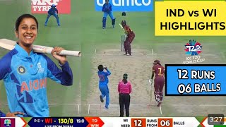 India vs West Indies womens T20 World Cup WarmUp Match Full Highlights 2024indw vs wiw highlights [upl. by Rochkind146]