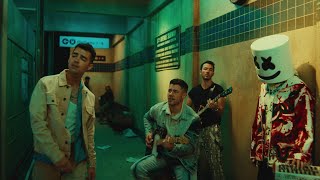 Marshmello Jonas Brothers  Leave Before You Love Me Official Video  Letra Español [upl. by Ysiad259]