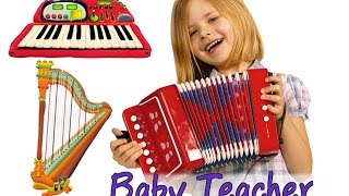 Musical Instruments for Kids – The Little Orchestra  MusicMakers  From Baby Teacher [upl. by Filippa957]