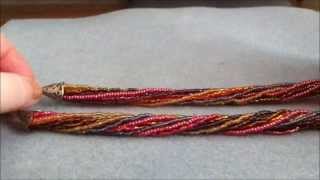 Tutorial Make a seedbead necklace or bracelet [upl. by Welcher]