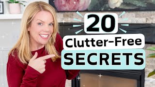 Get a ClutterFree Home  20 Things you NEED [upl. by Baptiste]