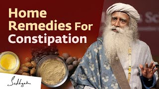 Home Remedies For Constipation  Sadhguru [upl. by Klapp908]