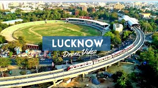 Lucknow city drone view  Uttar Pradesh  Lucknow city tour  City of Nawab [upl. by Gausman]