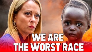 MAD European lady DEMANDS her race to PAY UP for White imperialism on AfricansBlacks in viral video [upl. by Eirena733]