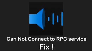 Realtek Audio Console Cannot Connect to RPC Service  Realtek Audio Console not opening Fixed [upl. by Esiahc]