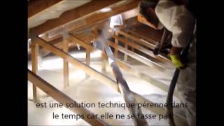 Solution n° 5 Isolation dun comble perdu avec de la mousse de polyuréthane Batinorme Isol [upl. by Engapmahc445]