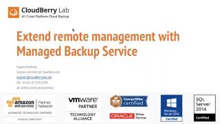 Webinar Remote assistance RDP in Managed Backup Service MBS [upl. by Aronson]