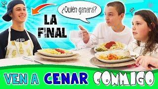 VEN A CENAR CONMIGO 🍽 ¡MATEO hace la CENA a SUS HERMANOS 👨‍🍳 FINAL Ven a CENAR con THE CRAZY HAACKS [upl. by Airot]