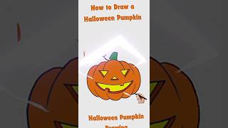 Spooky JackOLantern Drawing Tutorial 🎃✨  Halloween Inspiration handofart art halloweenart [upl. by Harlow649]