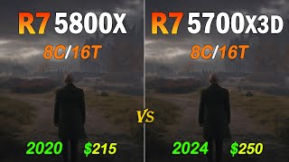 AMD Ryzen 7 5700X3D vs Ryzen 7 5800X  Wich is better for Gaming [upl. by Ruthy832]