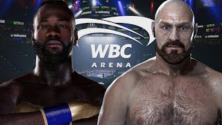 Deontay Wilder vs Tyson Fury  Undisputed ESBC Gameplay [upl. by Eckardt]