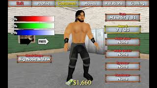 How to Make HikuleoTalla Tonga In Wrestling Empire [upl. by Belen]