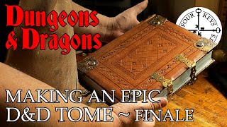 Leveling Up My DampD Books  Making an Epic Dungeons amp Dragons Tome  FINALE [upl. by Airemat]