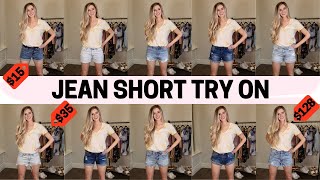 ULTIMATE DENIM SHORT TRY ON HAUL AFFORDABLE amp HIGH END [upl. by Garibold367]