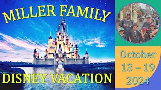 Family Trip to Walt Disney World 2024 pt 1 [upl. by Anuqahs]