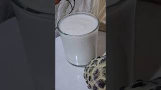 Sitafal milkshake 🥛🤤। Custard apple shake। custardapple milkshake healthy tasty [upl. by Eirhtug490]