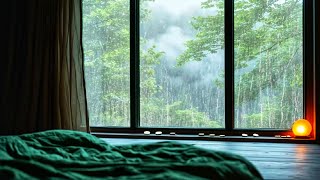 Go to Sleep w Rain Falling on Window  Relaxing Gentle Rain Sounds for Sleeping Problems Insomnia [upl. by Belanger970]