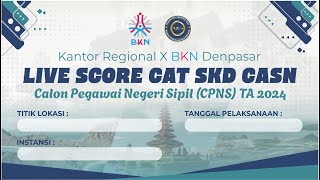 19 OKTOBER 2024 LIVE SCORE SKD CPNS 2024 TILOK MANDIRI TTU [upl. by Udela]