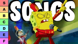 EVERY SPONGEBOB SONG RANKED [upl. by Swihart]