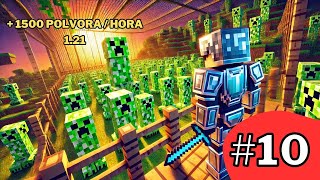 MI NUEVO SURVIVAL EN MINECRAFT  EP 10 Granja de Creepers [upl. by Oinigih]