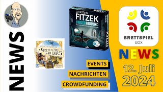 Brettspiel News der Brettspielbox  12 Juli 2024 [upl. by Kilian30]