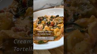 CREAMY CHICKEN TORTELLINI SOUP  ONE POT RECIPE [upl. by Ahsuat]