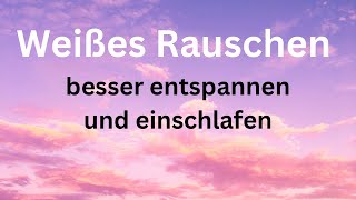 Wie dir Weißes Rauschen bei Tinnitus ADHS einschlafen und lernen helfen kann [upl. by Peppard]