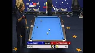 Mosconi Cup Top 5 Moments No5  Earl Strickland snaps his cue [upl. by Kloster]