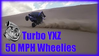 Turbo YXZ 50 MPH Wheelies [upl. by Adieno]