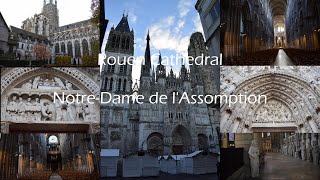 Rouen Cathedral Notre Dame de lAssomption Normandy France [upl. by Anirtek]