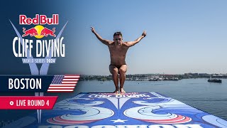 Cliff Diving in Boston USA  ROUND 4  Red Bull Cliff Diving World Series 2024 [upl. by Barbi696]