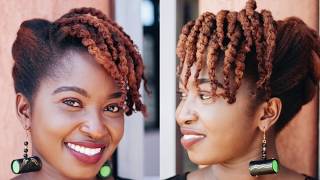 7 Quick and Easy Natural Hairstyles for medium length and long hair  Just Margie [upl. by Joshuah258]