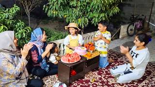 Birthday celebration in Iranian nomadic lifeCooking of Persian Barberry Rice with Chickenkendi [upl. by Ott33]