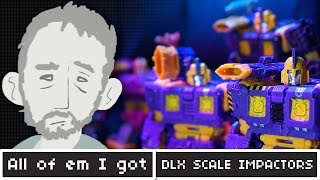 All of em I Got  Transformers  Deluxe scaled Impactors [upl. by Eelyak]