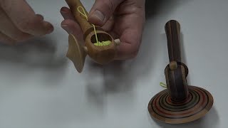 Turning A Spinning Top amp Launcher [upl. by Sokram]