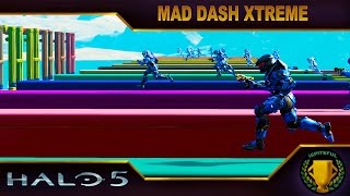 Halo 5 Custom Game  Mad Dash Xtreme [upl. by Yadahs]