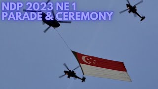 🇸🇬 NDP 2023 NE1  Parade amp Ceremony [upl. by Alfreda]