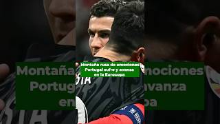 Ronaldo llora tras fallar penal ante Eslovenia en la Eurocopa 2024 laafición futbol [upl. by Trip]