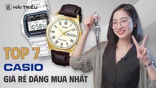 Đồng hồ Casio  Top 7 chiếc đồng hồ giá Rẻ và Đẹp  A158WA1DF  MTPV006  MTP1381  MTP1183 [upl. by Einnim]